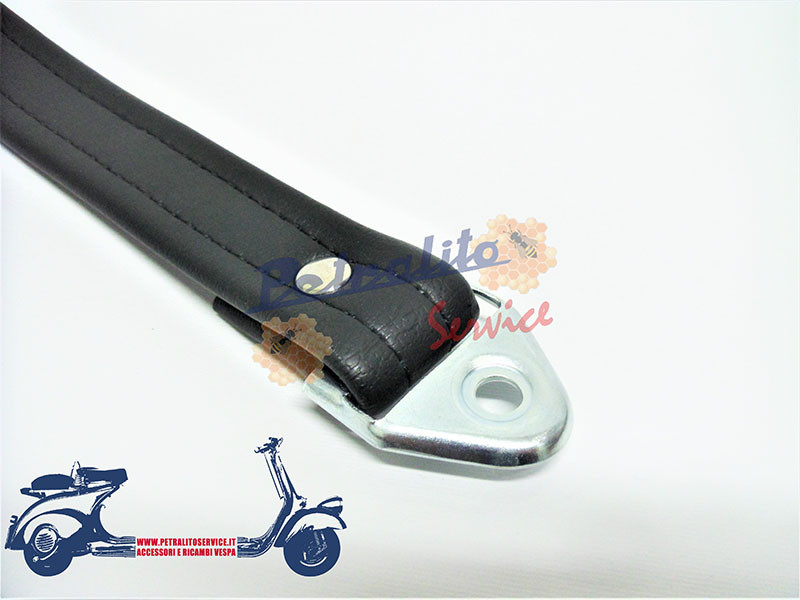 Coppia terminali per cinghia sella per Vespa PRIMAVERA-PX-ET3-VMB1T-V8A1T-V8X1T-VNX1T-VNX2T-VBX1T-VLX1T-VSX1T